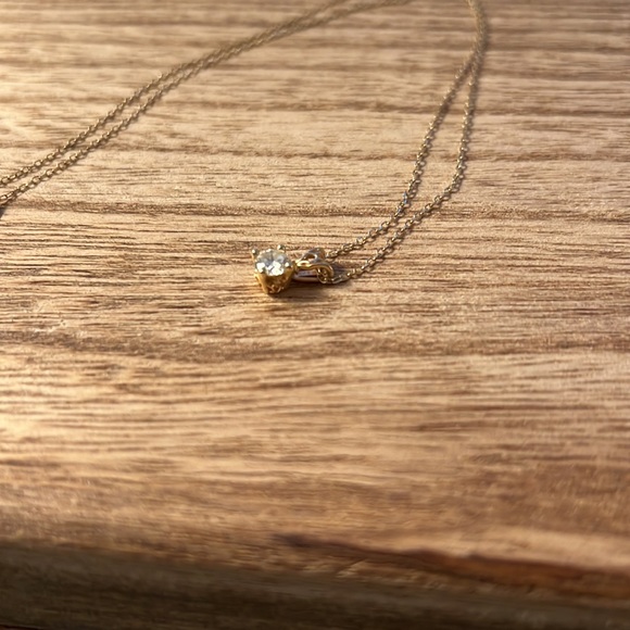 0.45 Carat Diamond Pendant Necklace, Yellow Gold - Picture 12 of 12